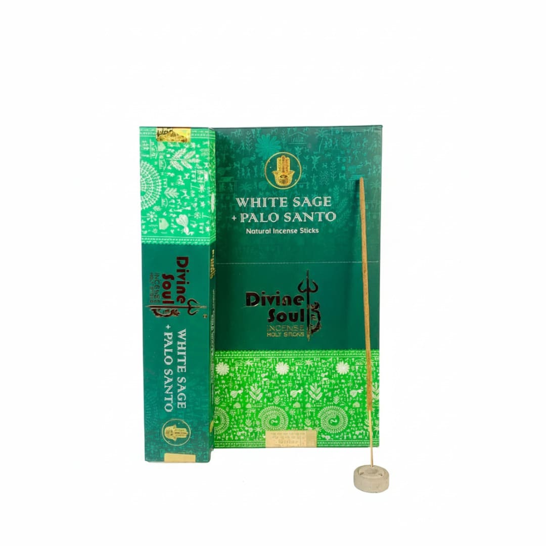 Divine Soul White Sage + Palo Santo Incense Stick